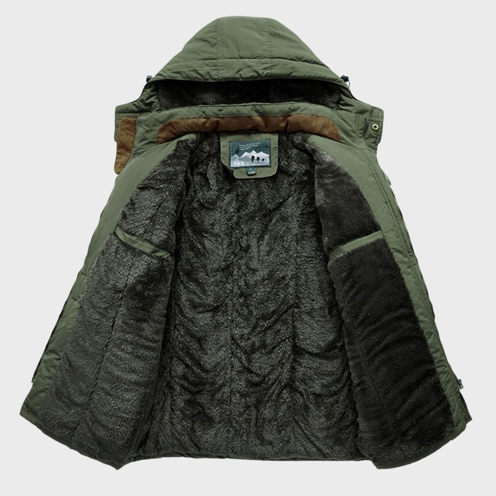 Adrian Waterdichte Winter Herenjas met capuchon | Konf