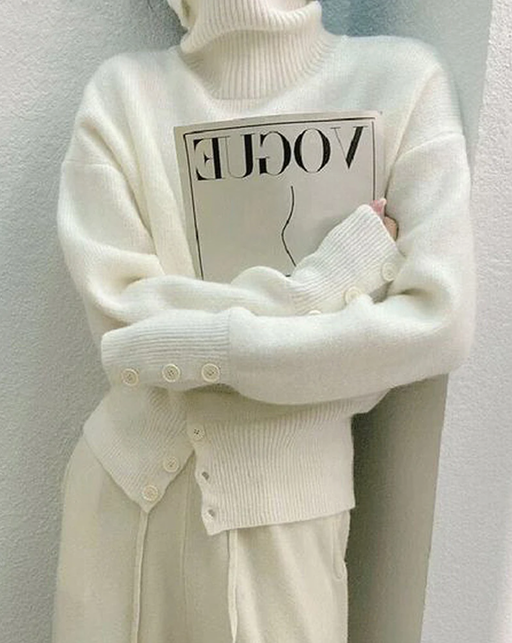 Ivory Gebreide Coltrui | Konf