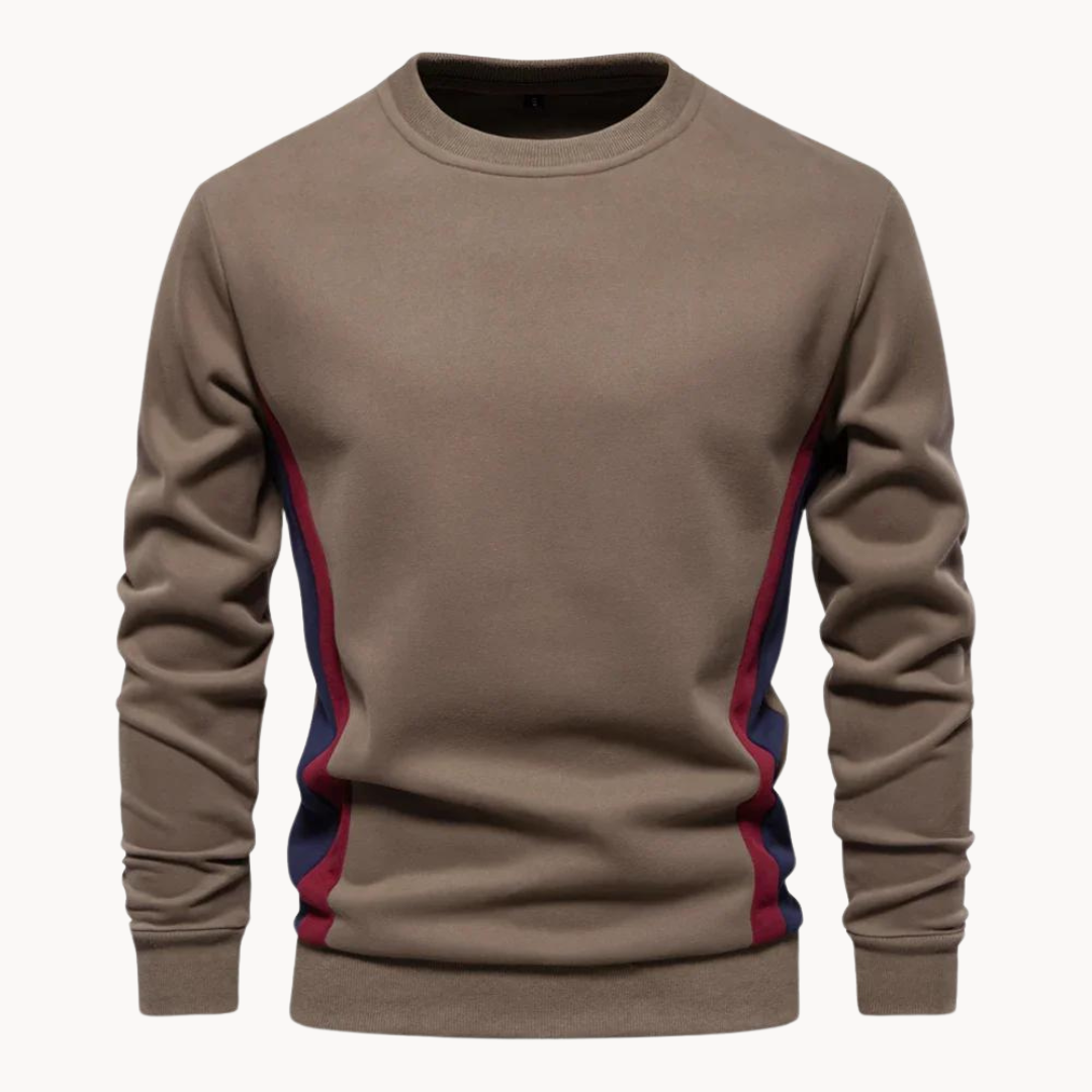 Arlo Button Mockneck Trui | Konf