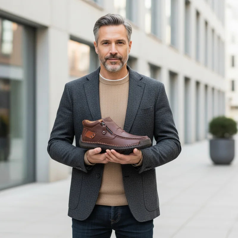 Barton™ • Handgemaakte Leren Schoenen met Comfort en Karakter
