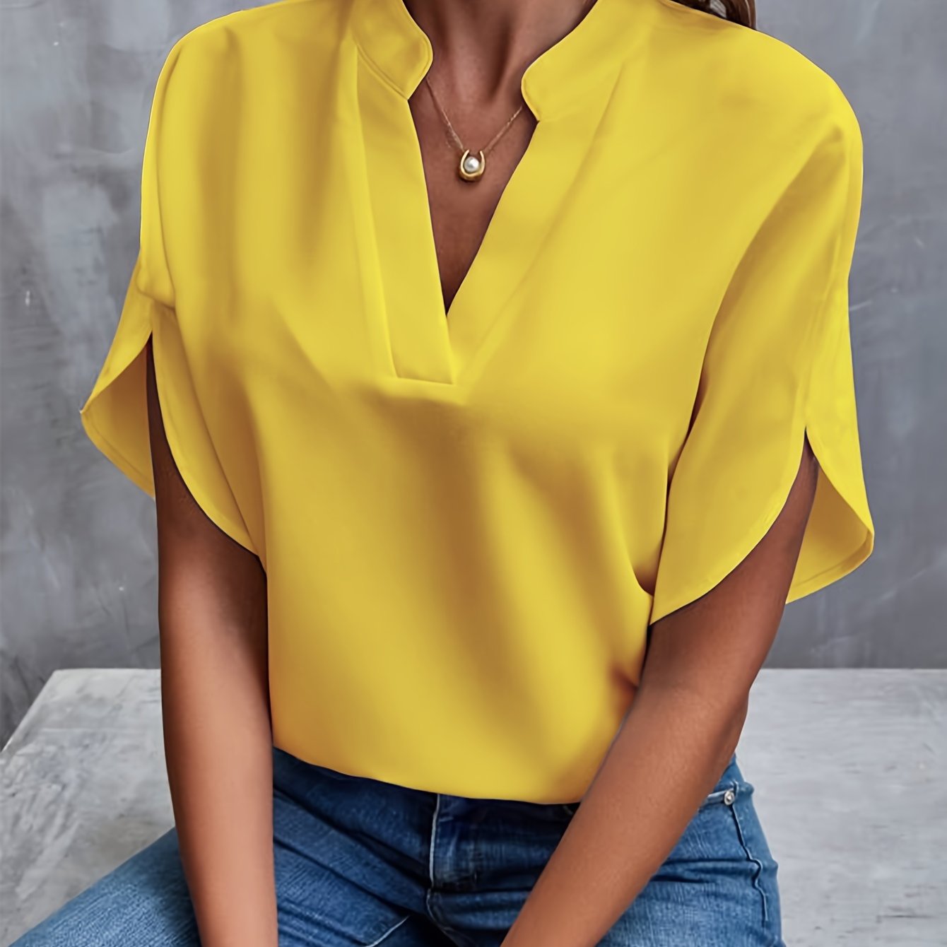 Beth Blouse met brede mouwen | Konf