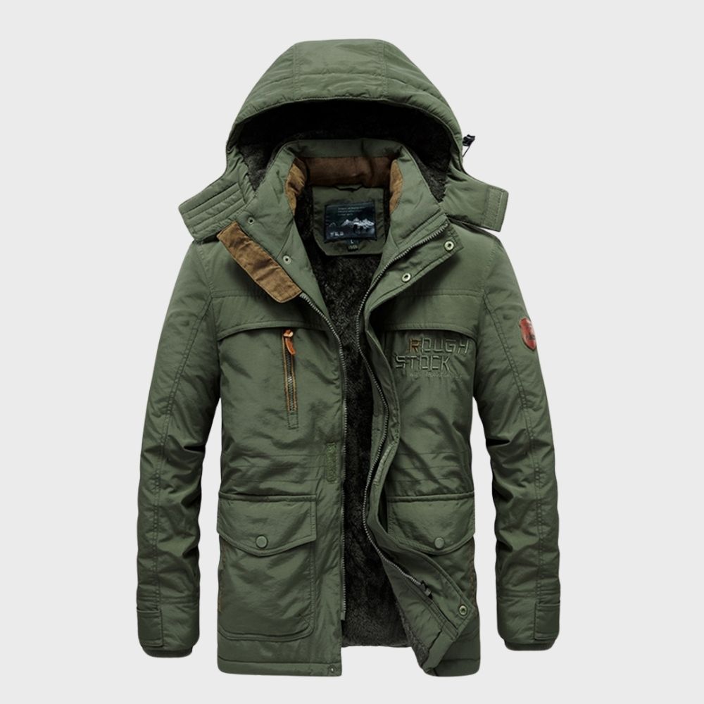 Adrian Waterdichte Winter Herenjas met capuchon | Konf