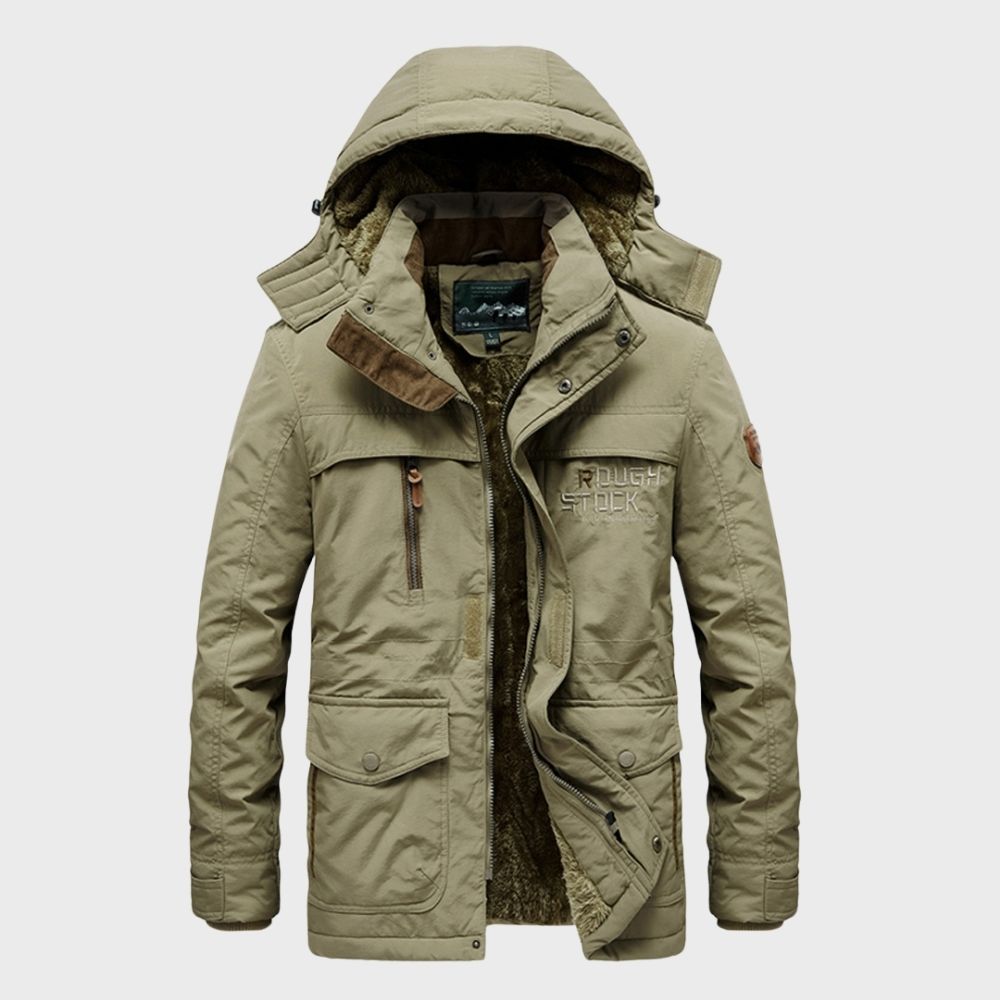 Adrian Waterdichte Winter Herenjas met capuchon | Konf