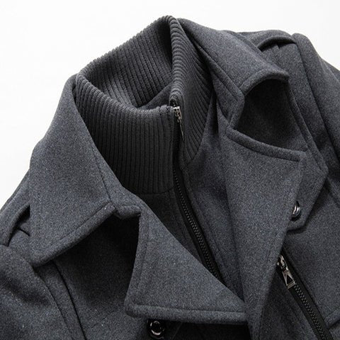 Peaky™ • Tweedelig Herenmantel voor Stijl en Warmte