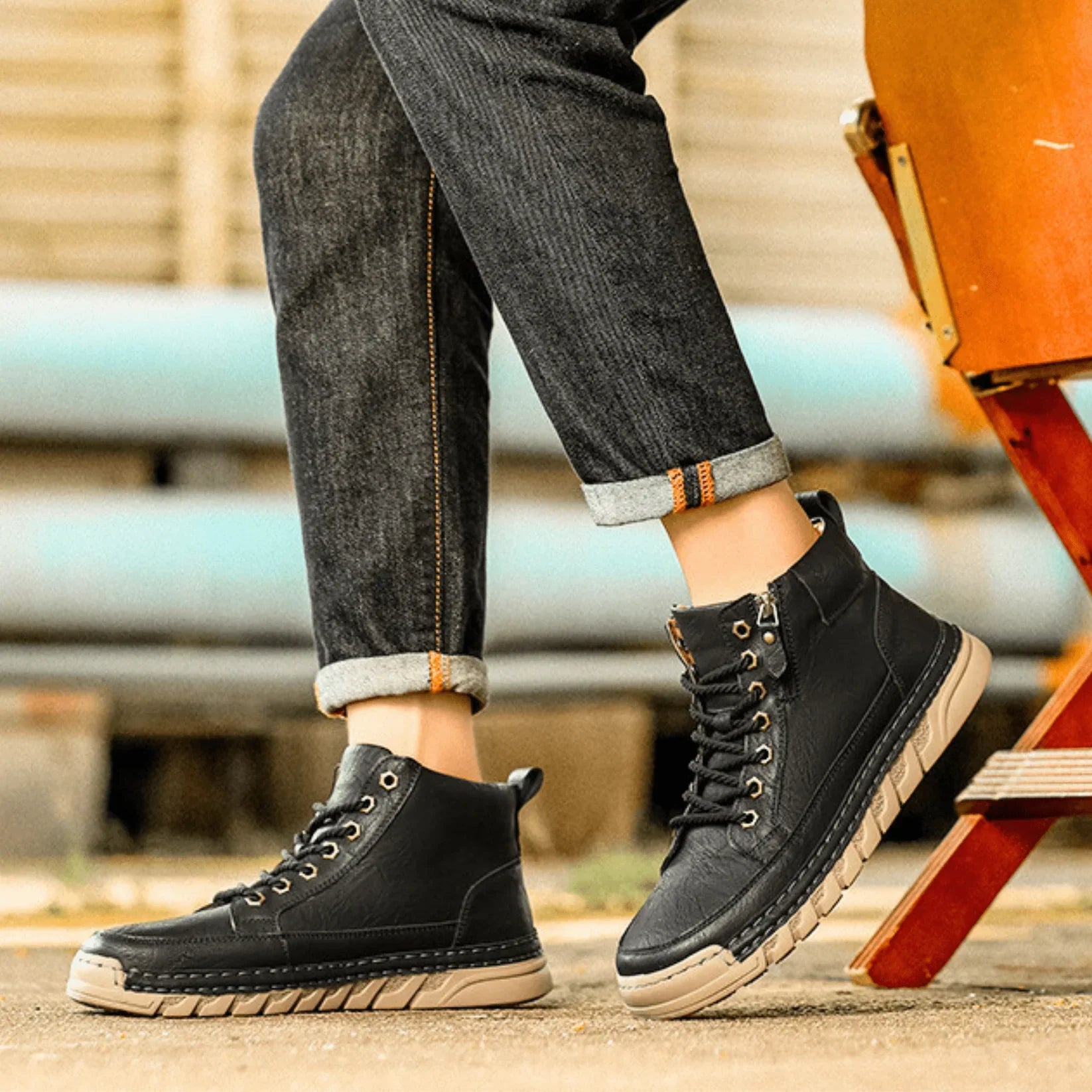 Apollo™ – Urban boots van premium leer