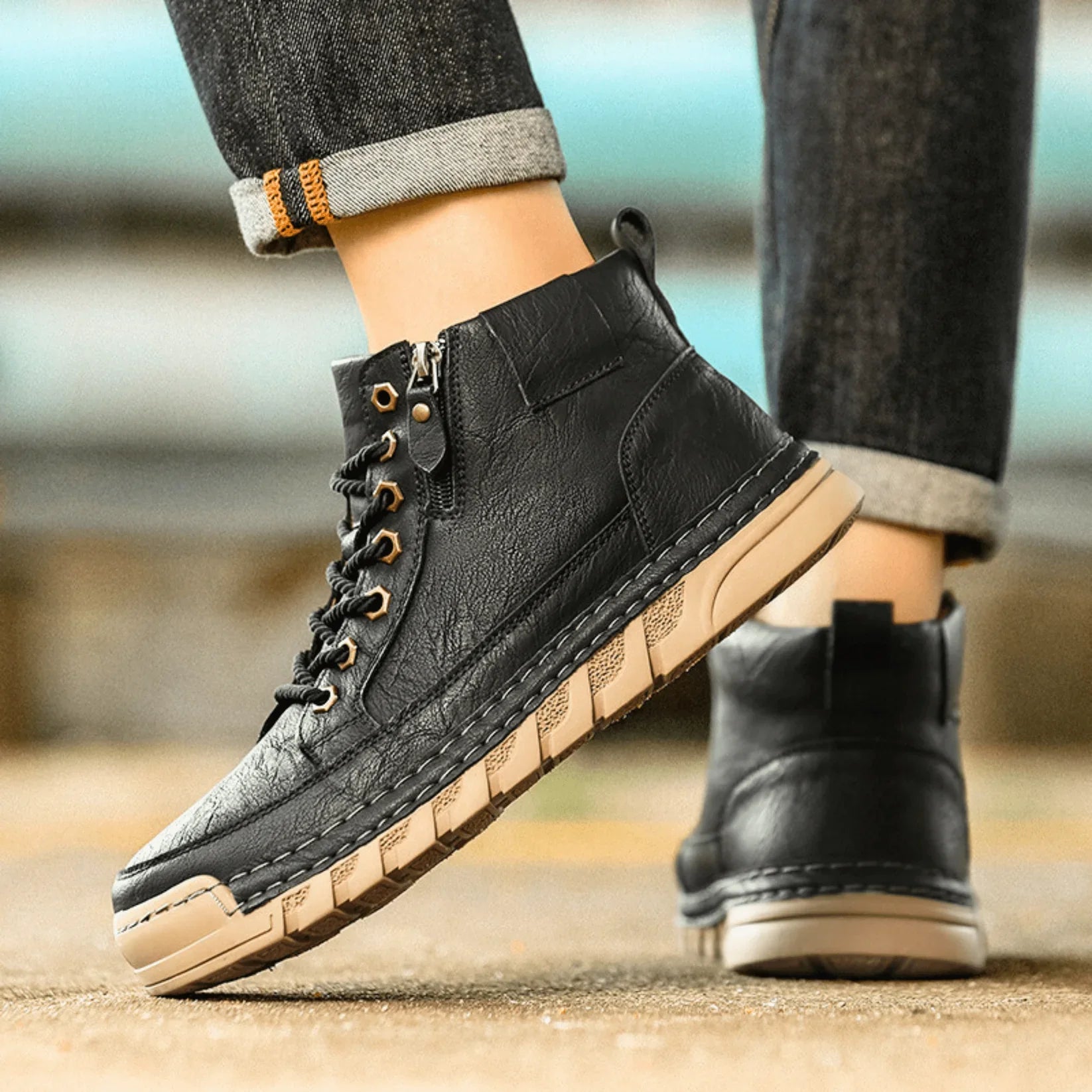Apollo™ – Urban boots van premium leer
