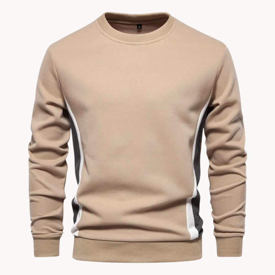 Arlo Button Mockneck Trui | Konf