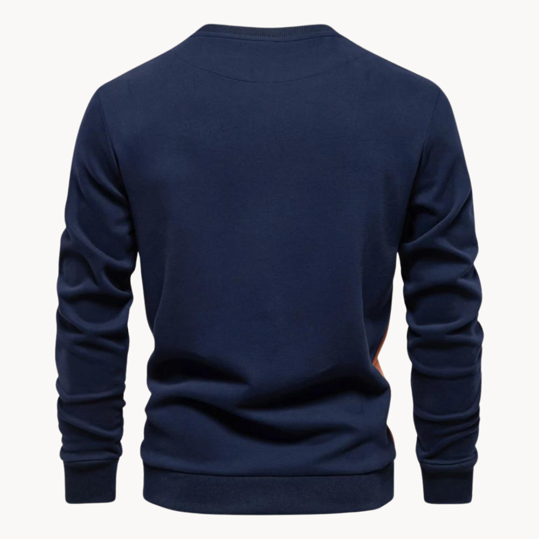 Arlo Button Mockneck Trui | Konf