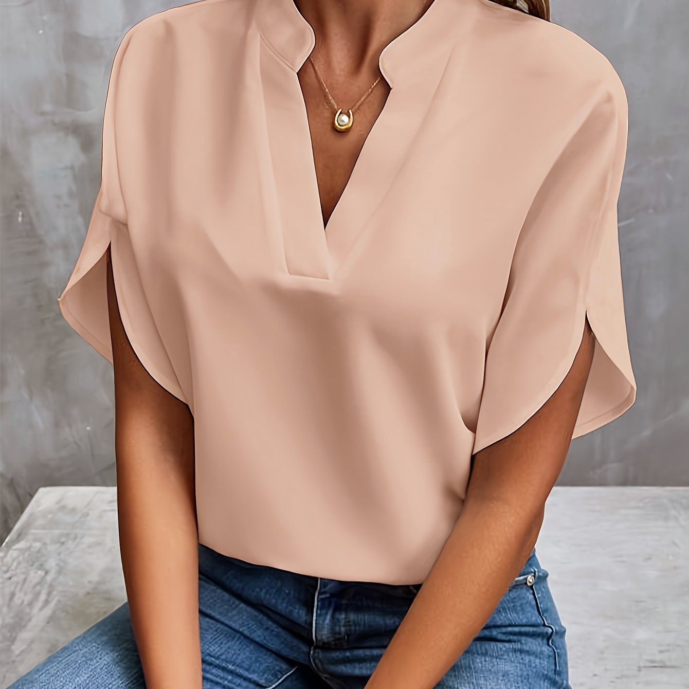 Beth Blouse met brede mouwen | Konf