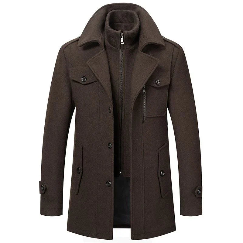 Peaky™ • Tweedelig Herenmantel voor Stijl en Warmte