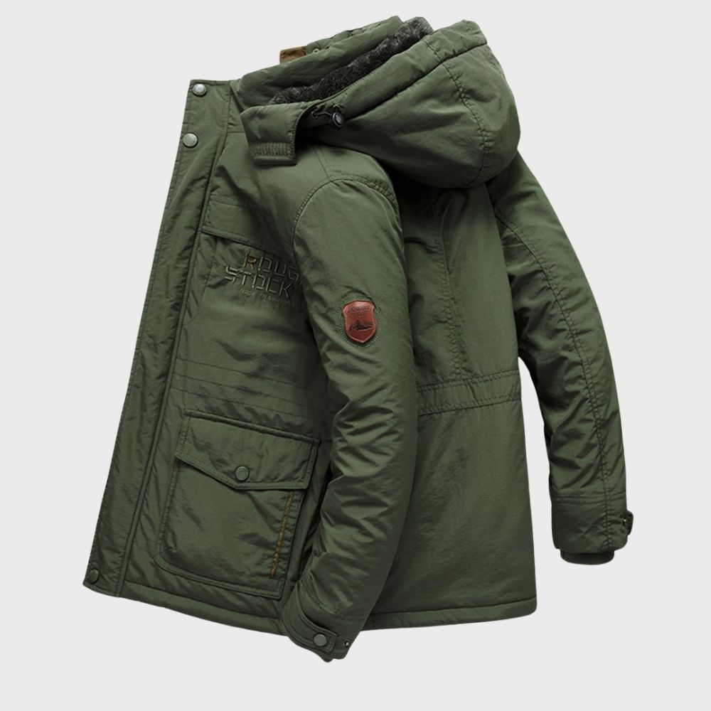 Adrian Waterdichte Winter Herenjas met capuchon | Konf