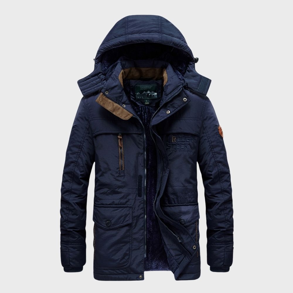 Adrian Waterdichte Winter Herenjas met capuchon | Konf