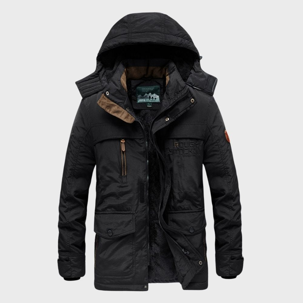 Adrian Waterdichte Winter Herenjas met capuchon | Konf