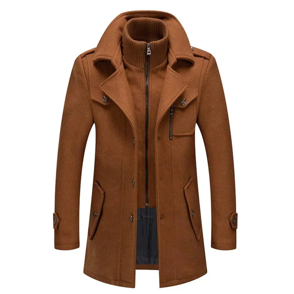 Peaky™ • Tweedelig Herenmantel voor Stijl en Warmte