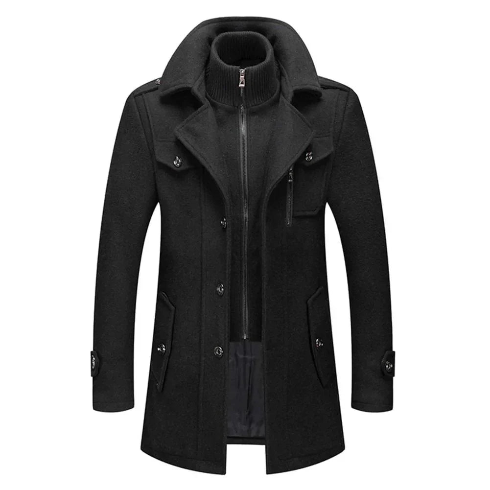 Peaky™ • Tweedelig Herenmantel voor Stijl en Warmte