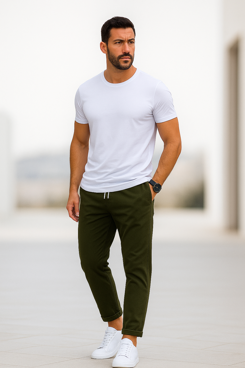Slim-fit vrijetijdsbroek voor moderne mannen • Jonas  Konf™