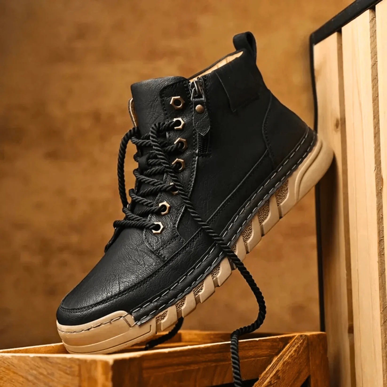 Apollo™ – Urban boots van premium leer
