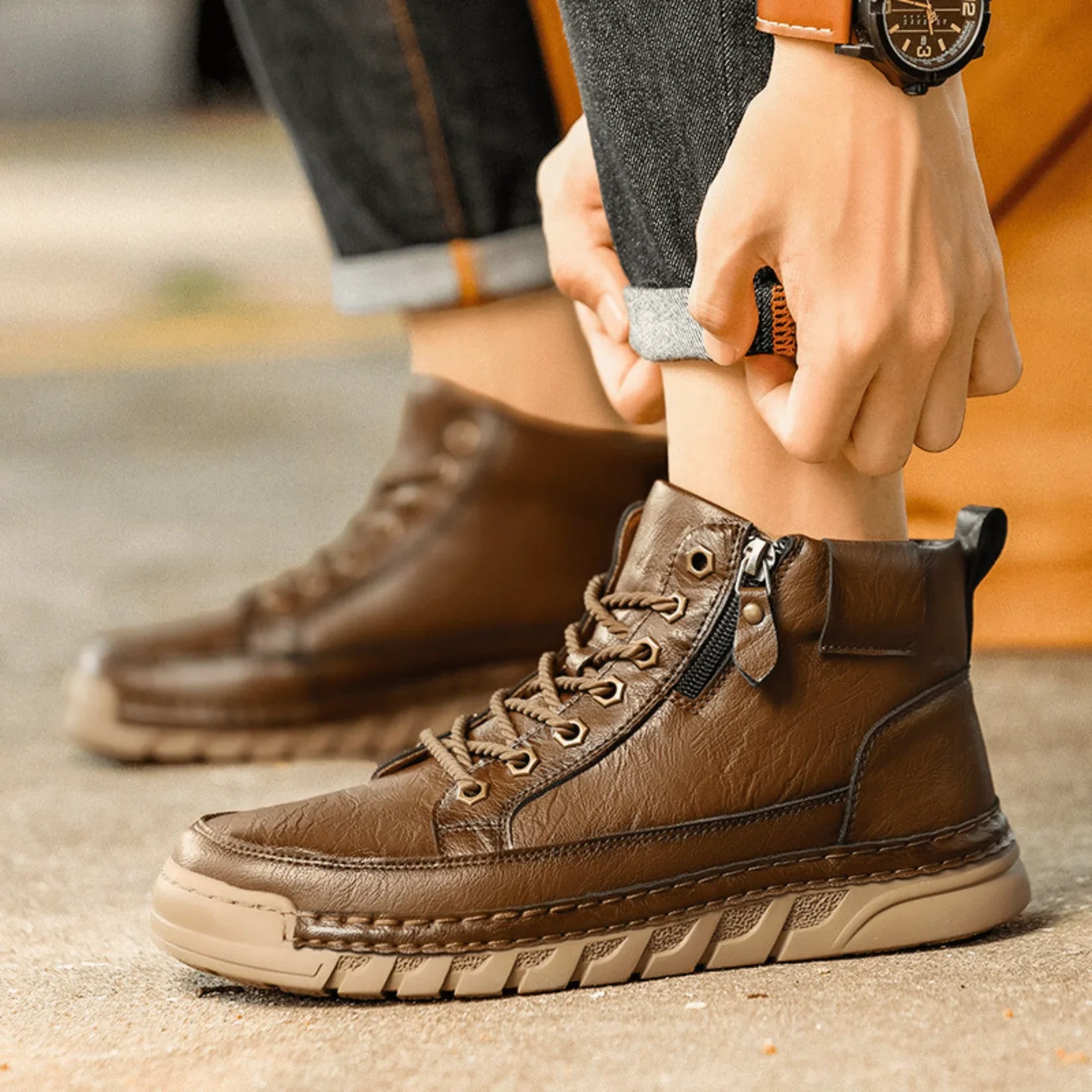 Apollo™ – Urban boots van premium leer