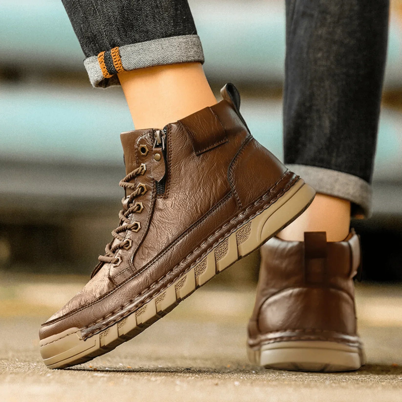 Apollo™ – Urban boots van premium leer